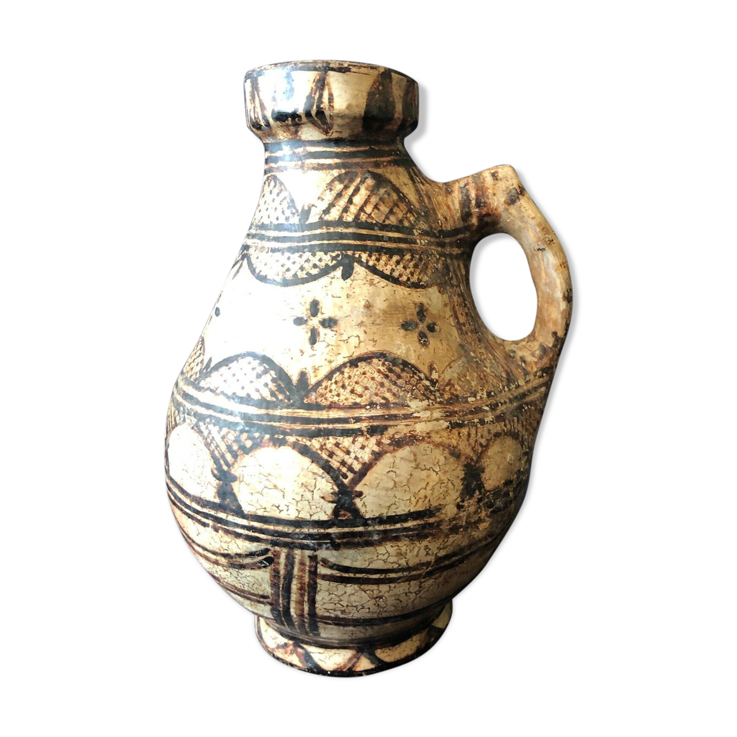 Ceramic Berber jug Kabylie