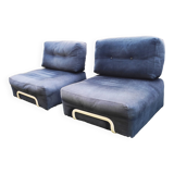 Pair of vintage Rorberg low chairs from Ikea