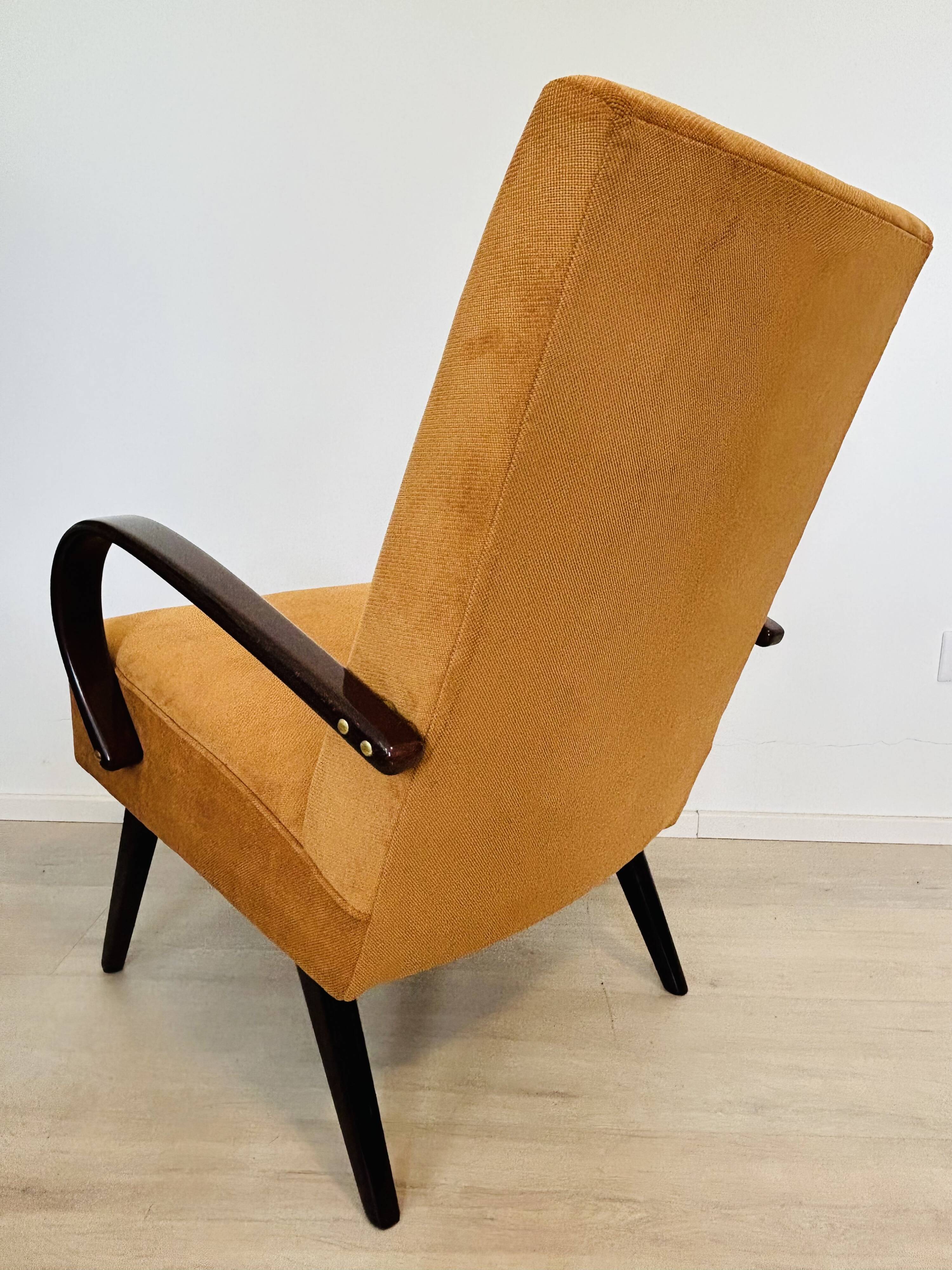 Vintage Armchair by Jaroslav Smidek for TON