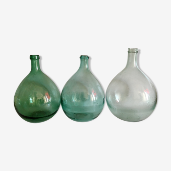 Set of 3 demijohns