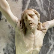 Christ in ivory, late 19th century in accordance with CITES regulations.