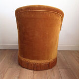 Vintage gold old toad chair