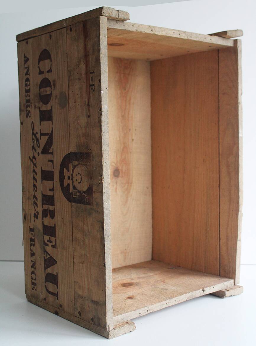 Cointreau wooden box