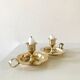 Brass cellar rat bougeoirs