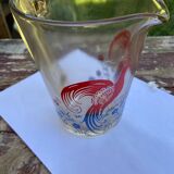 1950s glass carafe and broc
