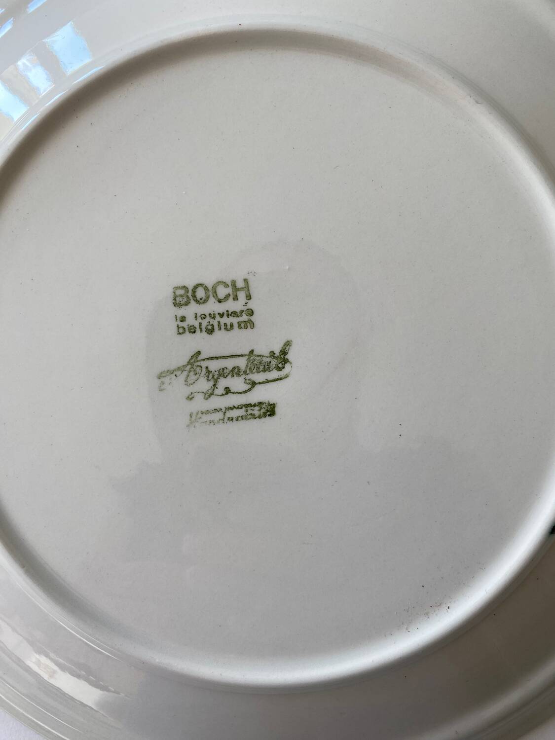 Boch La Louvière plates
