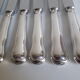 Set of 12 knives silver metal and stainless steel violin model Ercuis