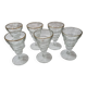 6 bistro glasses 1920