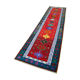 Hand-Knotted Rustic Turkish Red Runner Carpet 88 cm x 371 cm