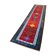 Hand-Knotted Rustic Turkish Red Runner Carpet 88 cm x 371 cm