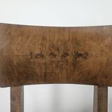 Art Decò set of chairs with stool