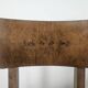 Ensemble de chaises Art Déco avec tabouret.