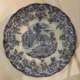 Set of 4 flat PB advertising plates