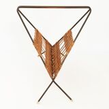 Vintage magazine rack 1950