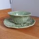 Bowl, dish, cabbage in earthenware, Portugal.