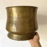 Hammered copper pot cover, diameter 28 cm