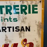 Old paint-glass sheet metal