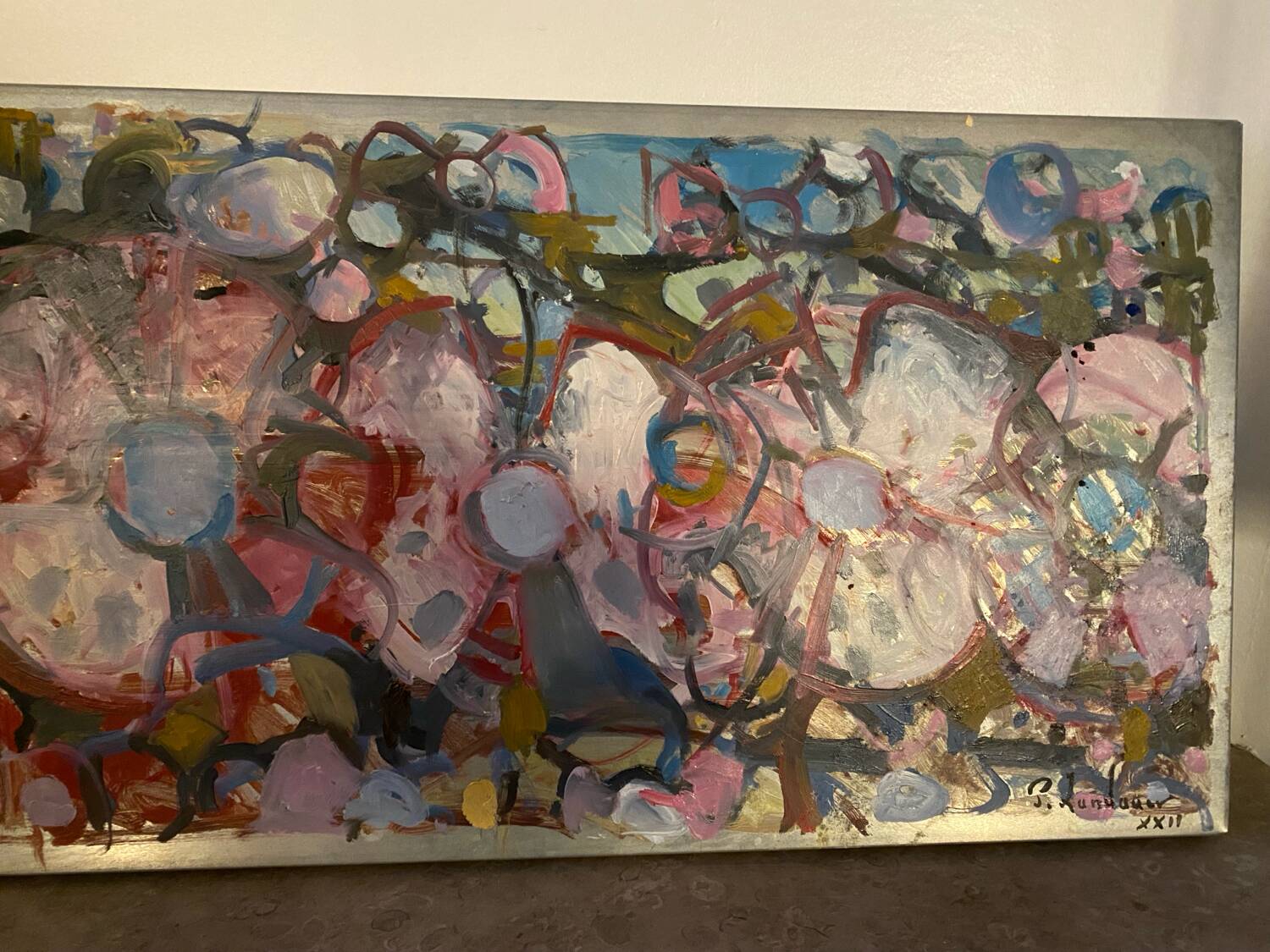 Abstract still life signed Landauer