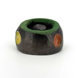 Ronéo black enamelled ceramic pocket emptier by Jean Kounietz