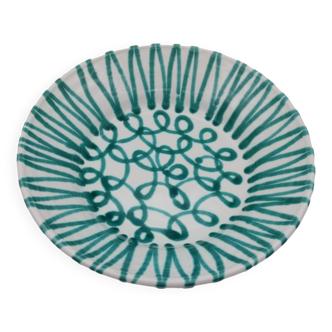 Gmundner decorative dish flamed green