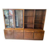 4-module rosewood bookcase model No. 4 by Danish designer Omann Jun 1960