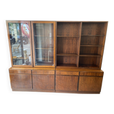 Library with 4 rosewood modules, model No. 4 by Danish designer Omann, 1960.