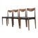 Teak Dining Chairs, Set of 4