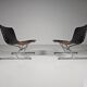 Lounge chairs 'Luar by Ross Littell for ICF of Padova, Italy, 1965