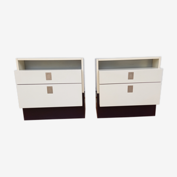 Pair of vintage Interlübke bedside tables 70