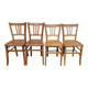 Lot 4 chairs bistrot LUTERMA