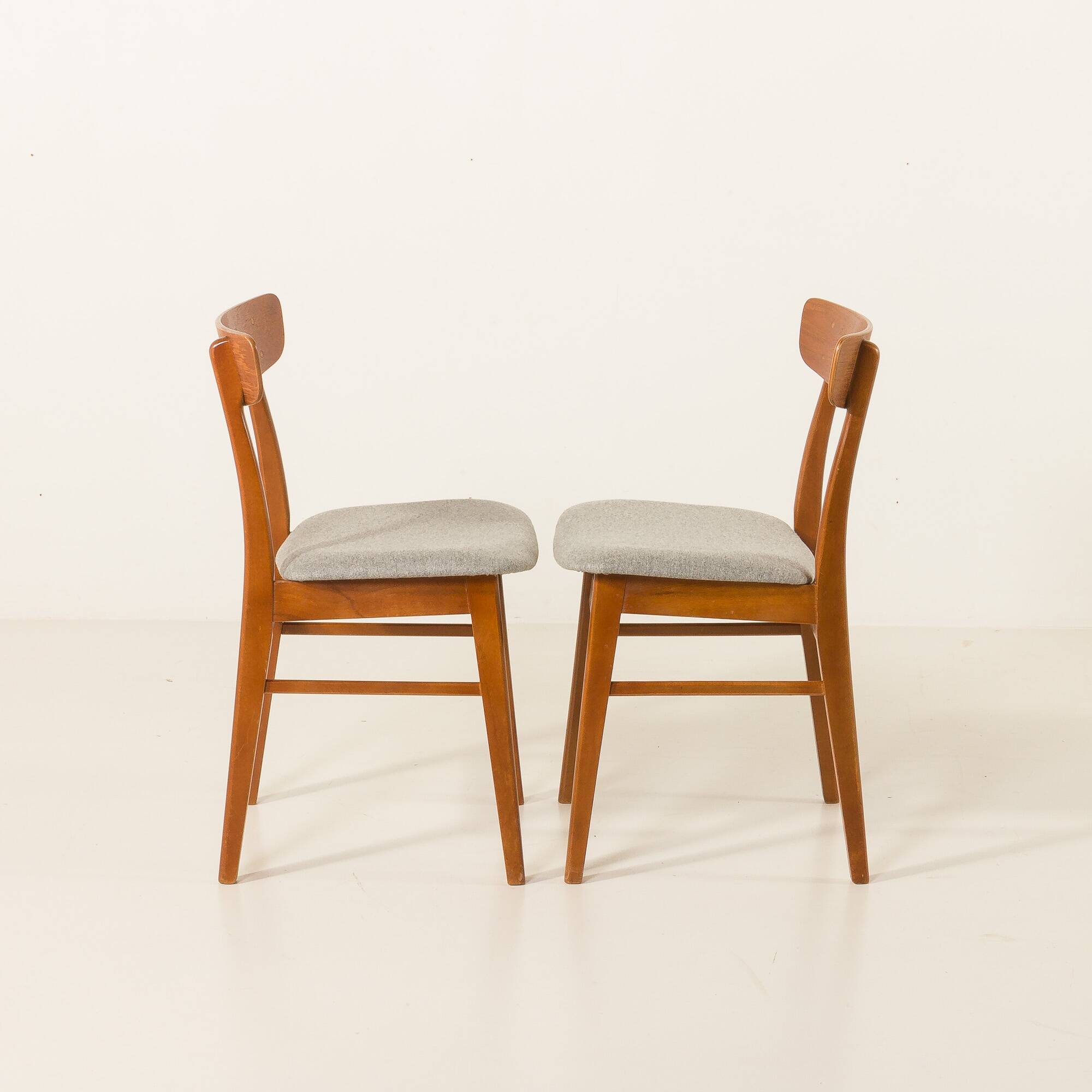 Danish vintage teak chairs attr. to Farstrup, set of 8, 1960s