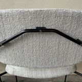 Pair of chairs CM197 by Pierre Paulin, in curly wool