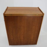 Teak folding bar by Johannes Andersen, Denmark 1960