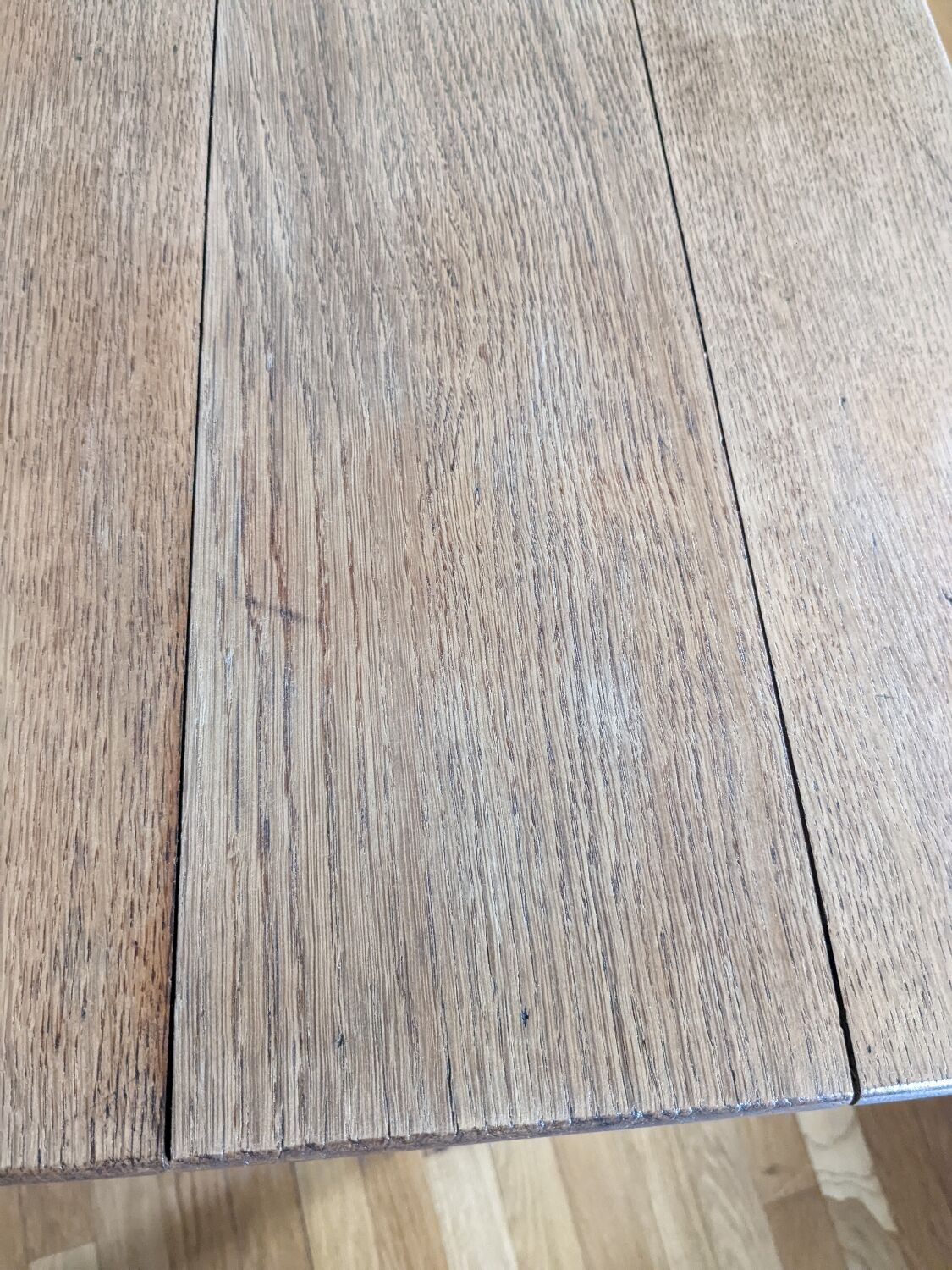 Farm table with turned legs