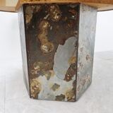 Brutalist slate coffee table, 1970sBrutalist slate coffee table, 1970s