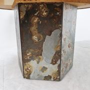Table basse en ardoise brutaliste, années 1970