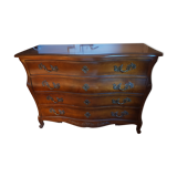 Commode bordelaise 18ème 4 tiroirs en merisier