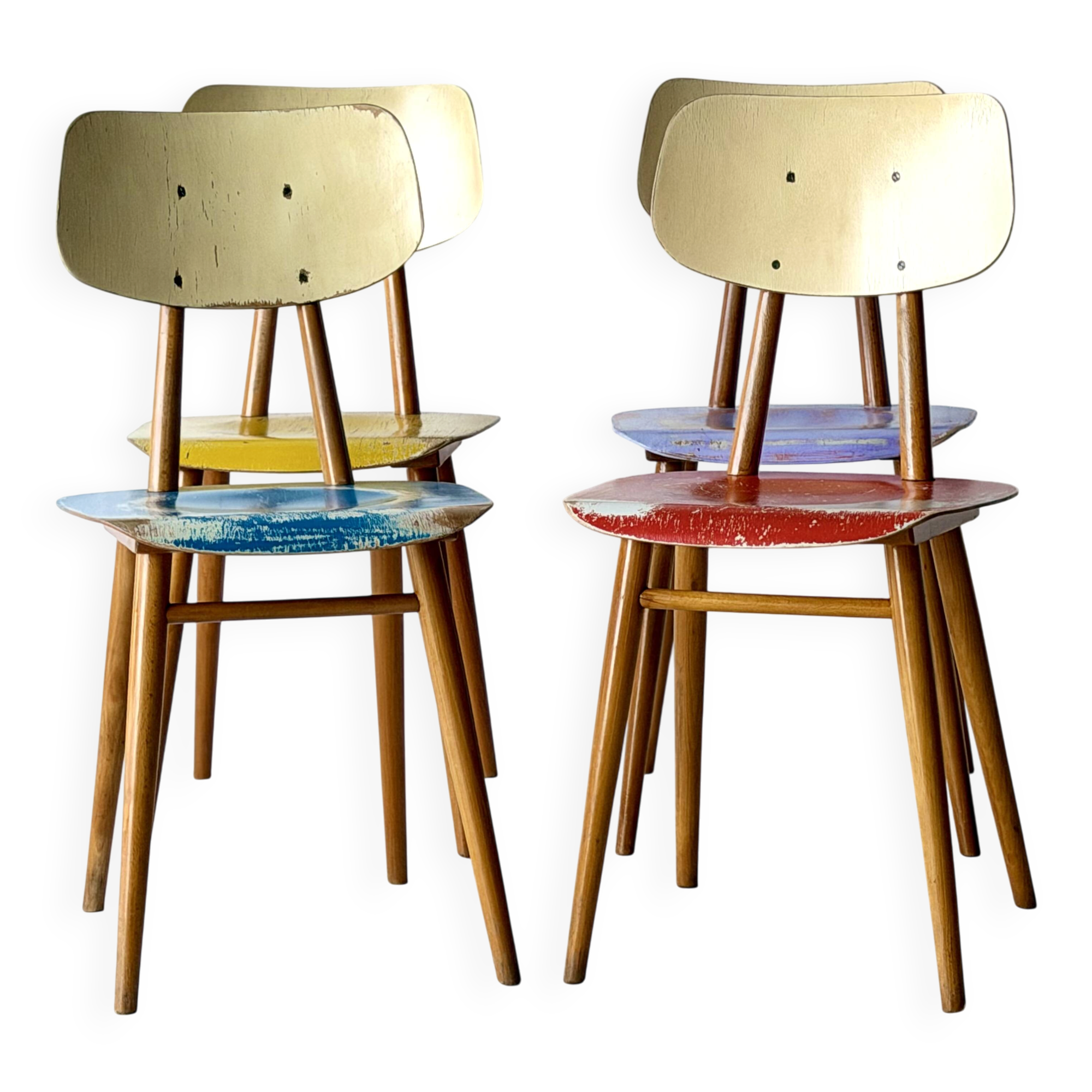Bistro Chairs from Ton, 1960’