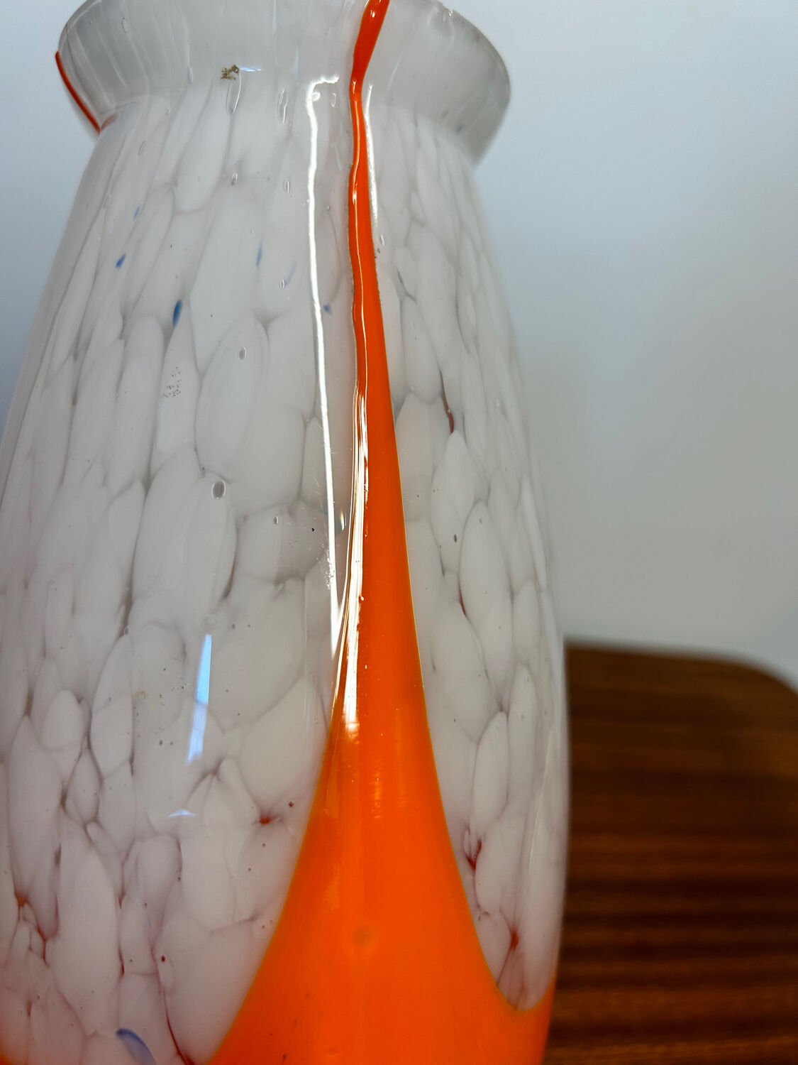 Art Deco glass vase from Clichy