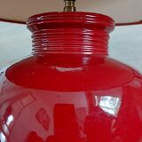 Red Kostka lamp
