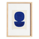 Peinture abstraite sur papier signée Eawy