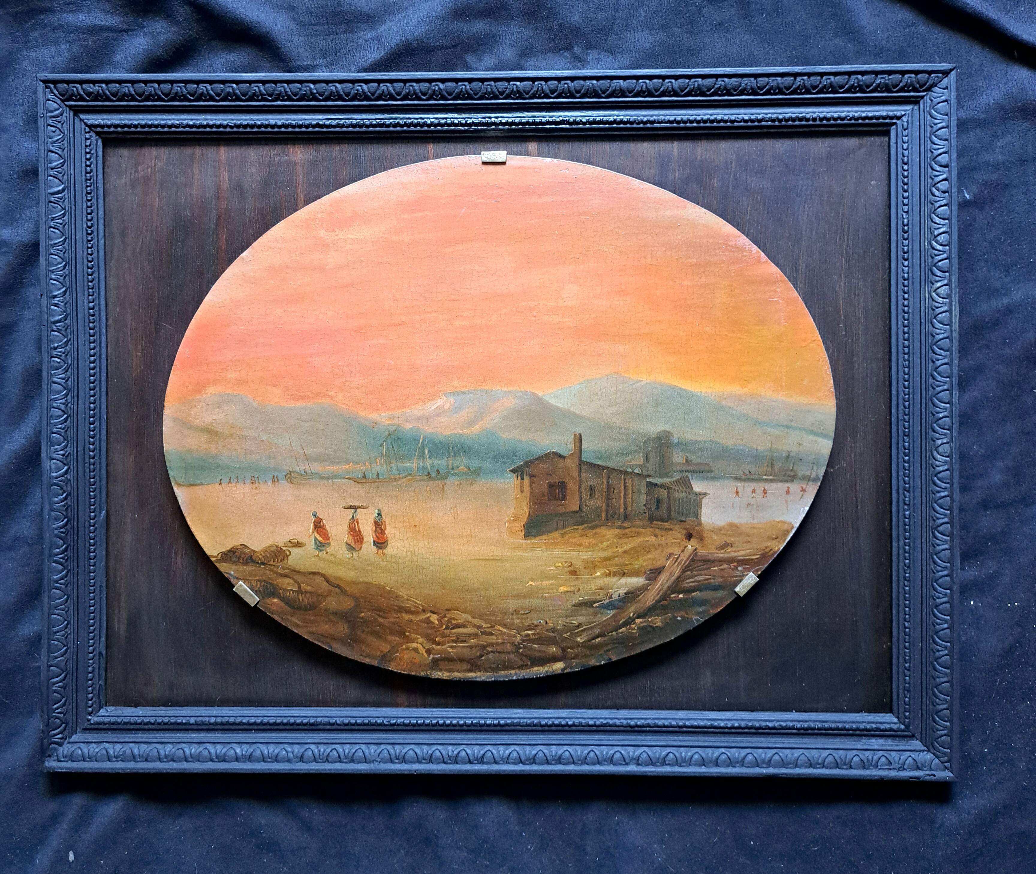 Impressionist painting - Signed seascape - 19th century Italian school