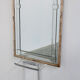 Large Art Deco style beveled wall mirror with architectural arch design