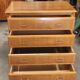 Commode vintage 4 tiroirs pieds compas style scandinave