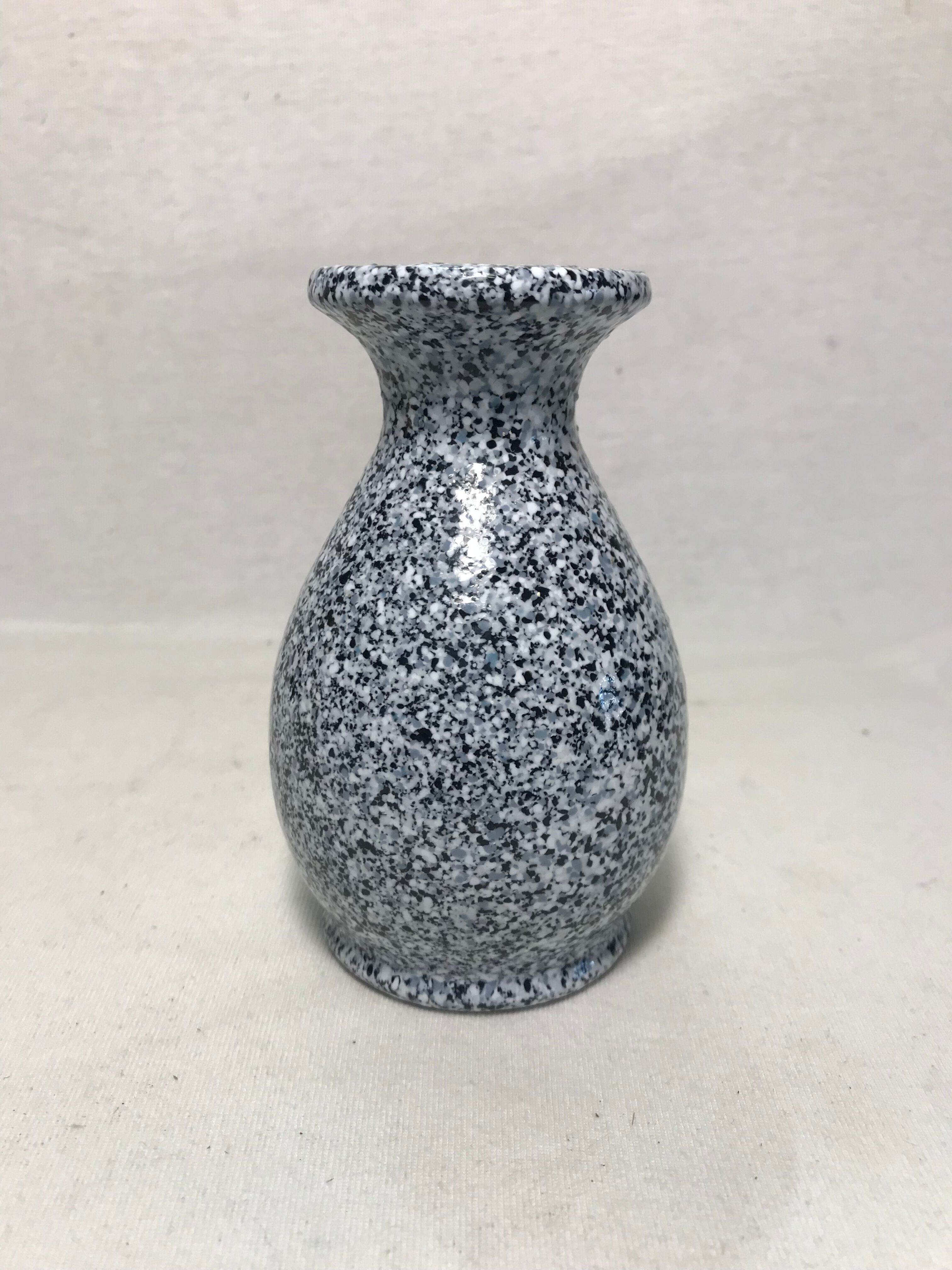 Old marble white black grey vintage decoration vase