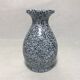 Old marble white black grey vintage decoration vase