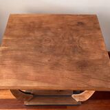 Art Deco Side Table Trolley on Wheels