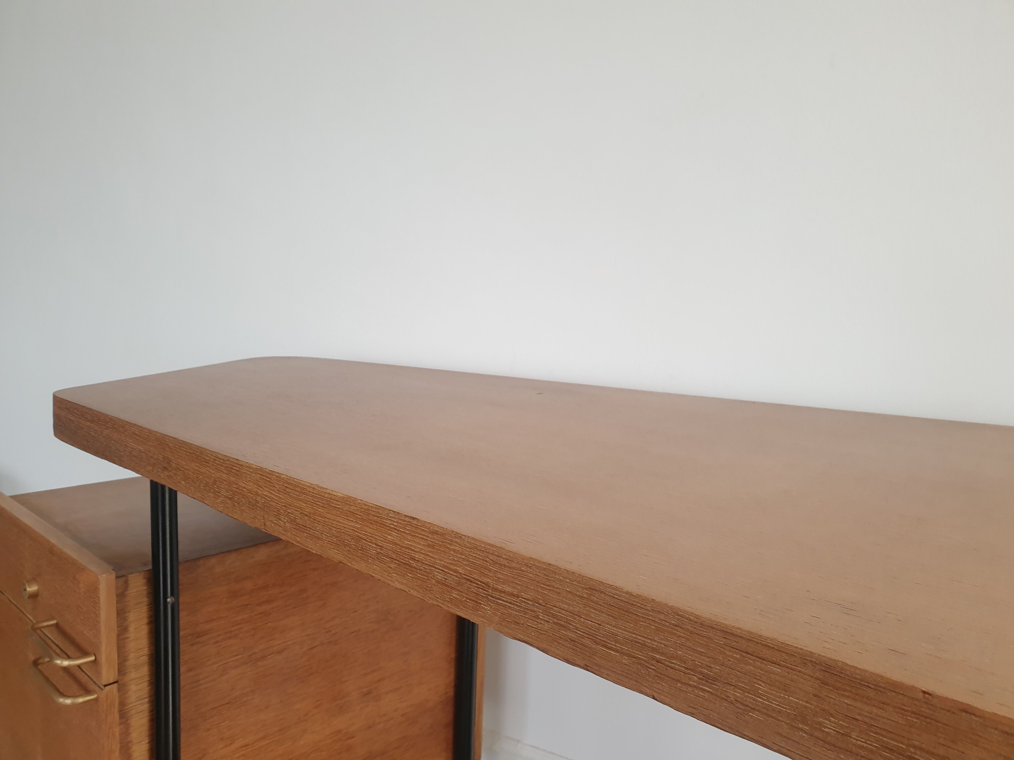 Asymmetrical desk by Georges Frydman