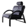 Vintage postmodern leather Italian Memphis lounge armchair