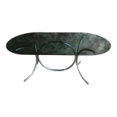 Smoked glass table